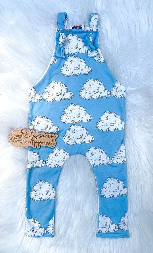 18/24M Clouds Knotted Overalls
