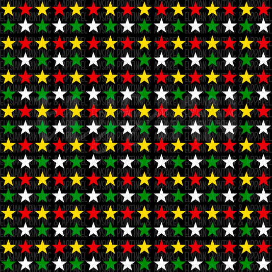 Black History Stars Seamless File