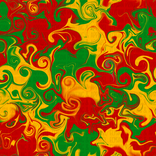 Black History Swirls Seamless File