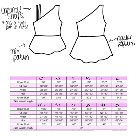 Custom Adult Florence Peplum