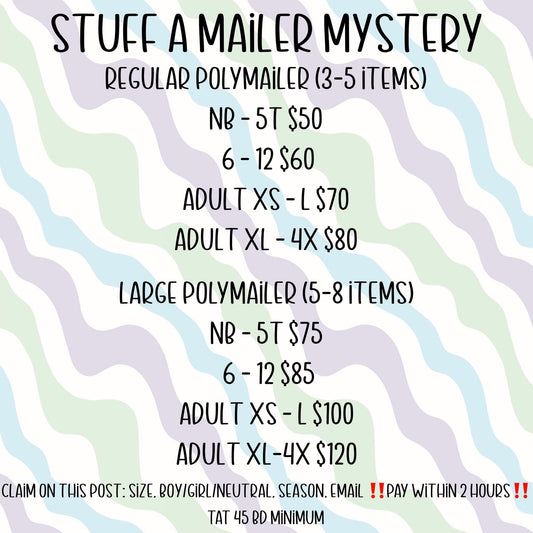 Stuff a Mailer Mystery