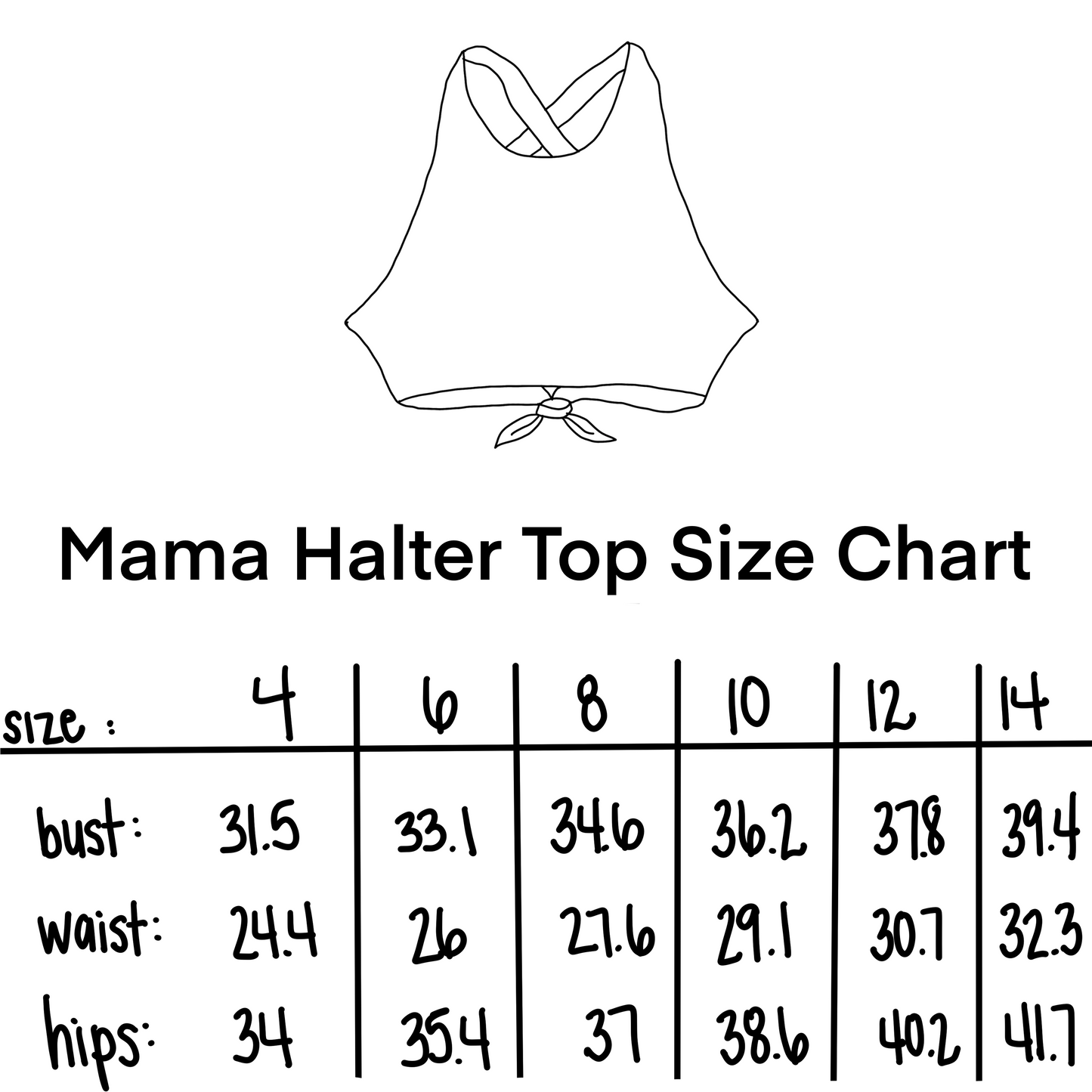 Adult Halter Top