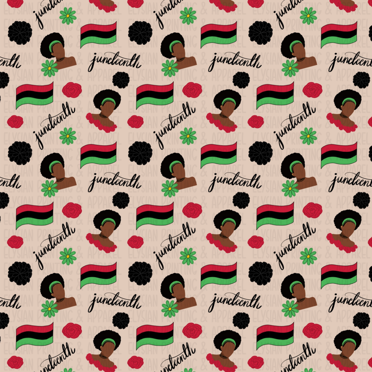 Juneteenth Woman Seamless Files