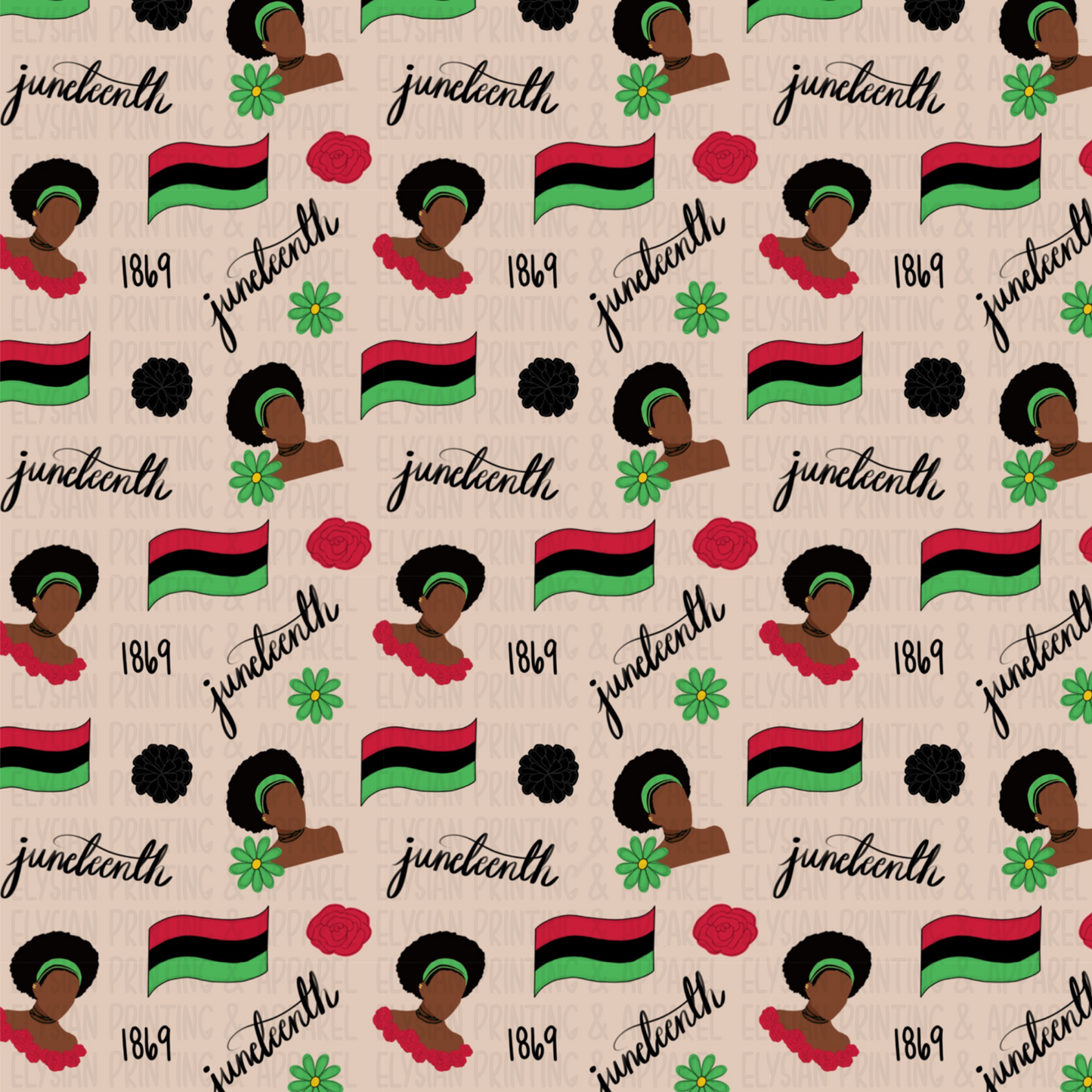 Juneteenth Woman Seamless Files